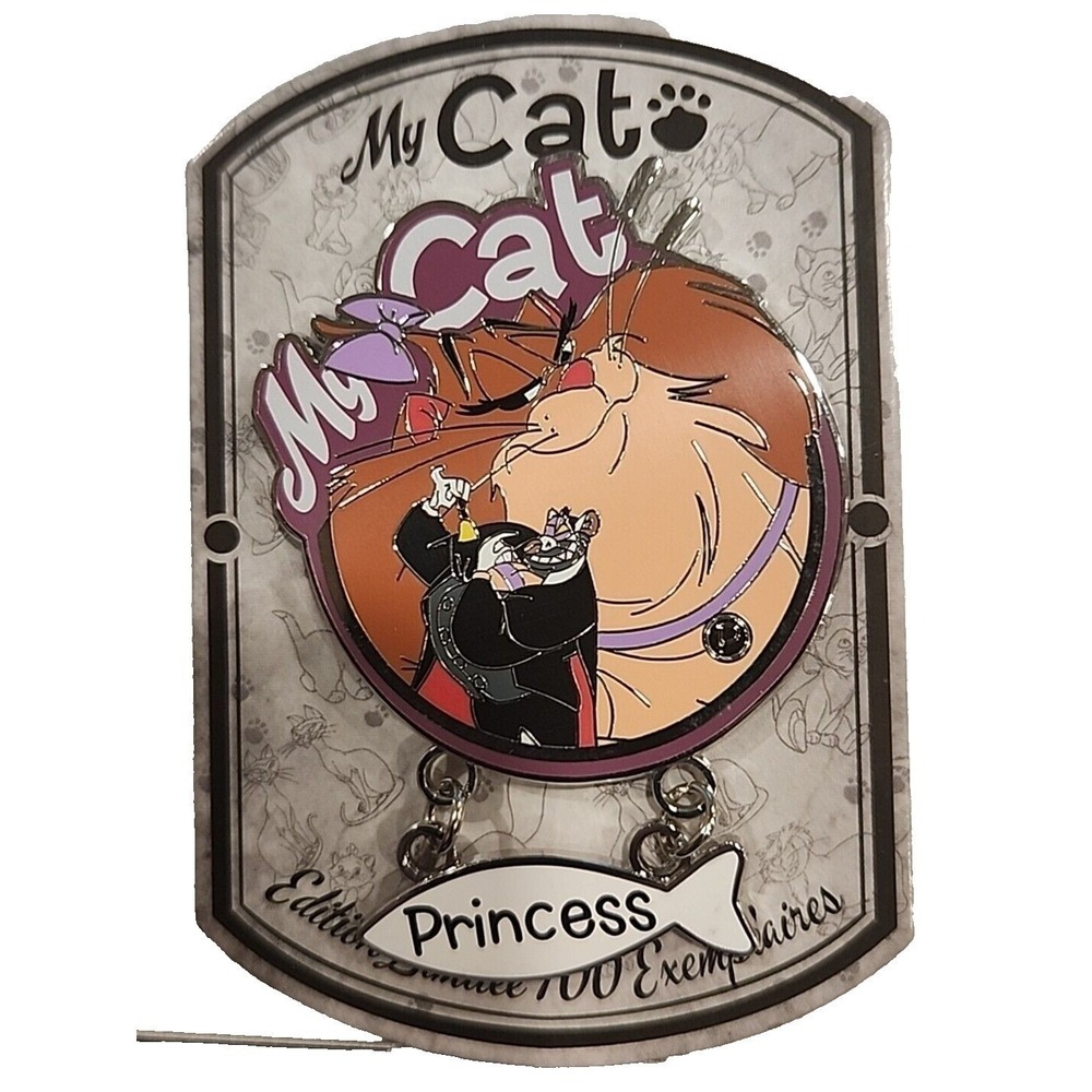 Disney Great Mouse Detective Ratigan Felicia My‎ Cat DLP Paris LE 700 Pin 128950